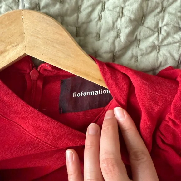 Reformation Scarlet Red Blouse - Picture 6 of 6